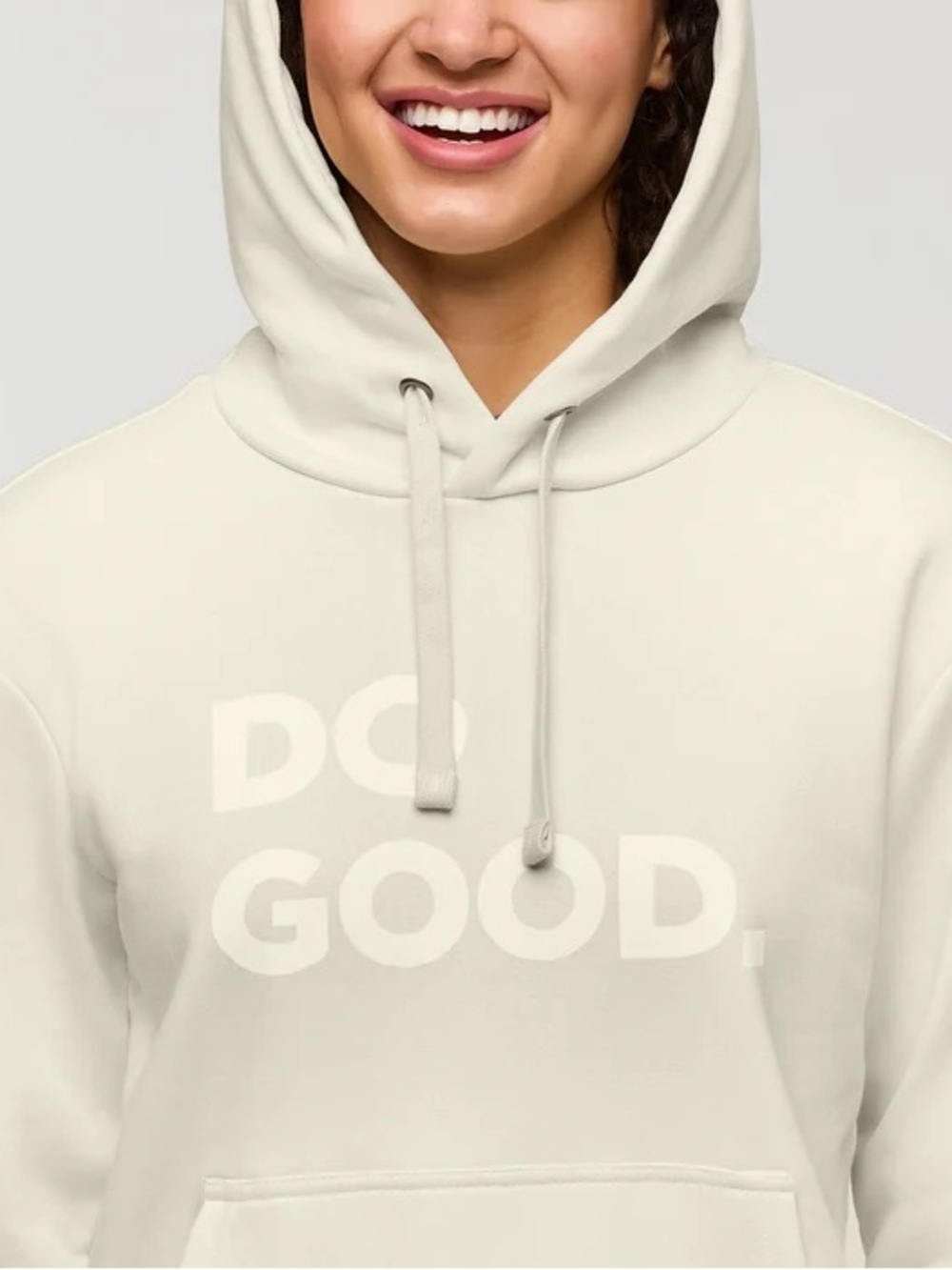 cotopaxi Cream 'DO GOOD' Pullover Hoodie - Women